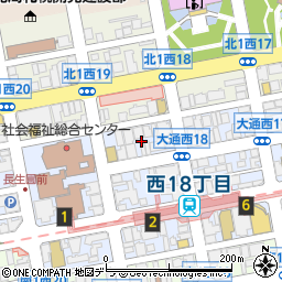 株式会社北斗札幌支社警備事業部周辺の地図