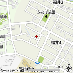 北海道札幌市西区福井4丁目15-8周辺の地図