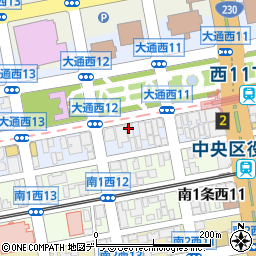 札幌地方検察庁直通検務第一部門周辺の地図