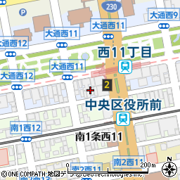 イヌイ株式会社　札幌営業所周辺の地図