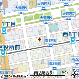 アパホテル札幌大通公園周辺の地図