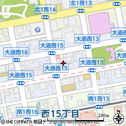 北海道札幌市中央区大通西周辺の地図