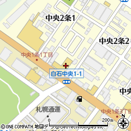 札幌トヨペット白石店周辺の地図