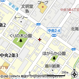 株式会社白松がモナカ本舗　札幌工場・事務所周辺の地図