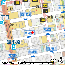 北陸銀行札幌支店周辺の地図
