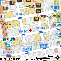 北海道札幌市中央区南２条西2丁目12周辺の地図