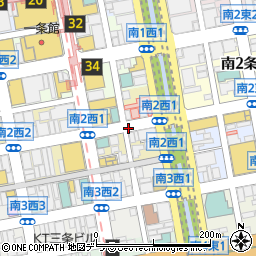 北海道札幌市中央区南２条西1丁目周辺の地図