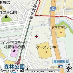 佛所護念会教団札幌教会周辺の地図
