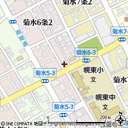 エース株式会社札幌サテライト周辺の地図