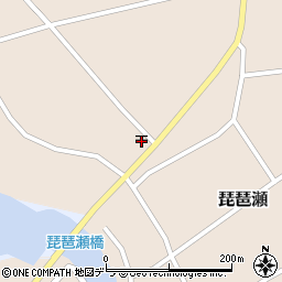 琵琶瀬郵便局 ＡＴＭ周辺の地図