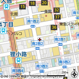 トラストパーク札幌パルコパーキング周辺の地図
