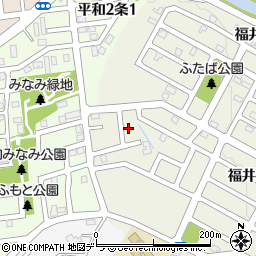北海道札幌市西区福井4丁目14-36周辺の地図