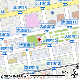 札幌市資料館周辺の地図