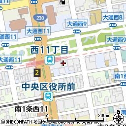 札幌税関支署周辺の地図