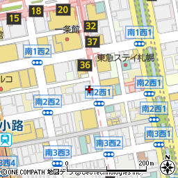 北海道札幌市中央区南２条西2丁目23周辺の地図