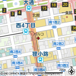 スシロー札幌パルコ店周辺の地図