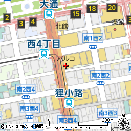 ムラサキスポーツ札幌パルコ店周辺の地図