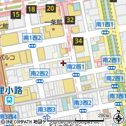 北海道札幌市中央区南２条西2丁目18周辺の地図