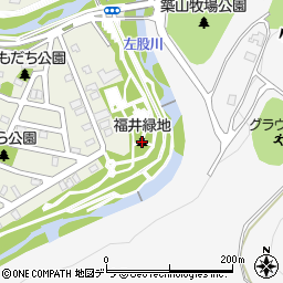 福井緑地周辺の地図