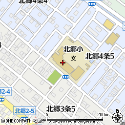 札幌市立北郷小学校周辺の地図