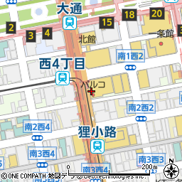 ナナズグリーンティー Nana's Green Tea 札幌パルコ店周辺の地図