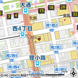 ヴェンキ 札幌パルコ店周辺の地図