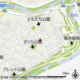 北海道札幌市西区福井1丁目5-4周辺の地図