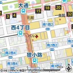 札幌ＰＡＲＣＯ　７Ｆ・スペース７周辺の地図