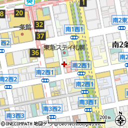 北海道札幌市中央区南２条西1丁目1周辺の地図