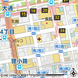 ＳＴＥＰＧＯＬＦＥＸｔｒａ札幌大通周辺の地図