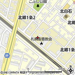北海道聖書学院周辺の地図
