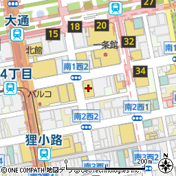 ＺＡＲＡ札幌店周辺の地図