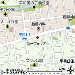 花凪２号館周辺の地図