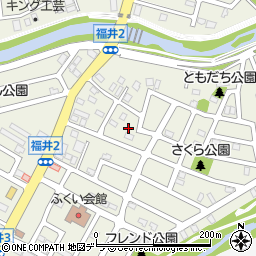北海道札幌市西区福井1丁目21周辺の地図