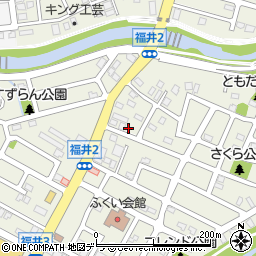 北海道札幌市西区福井1丁目22-14周辺の地図