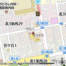 タイムズエストラーダ円山駐車場周辺の地図