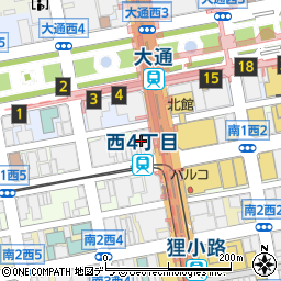 リアル脱出ゲーム札幌店周辺の地図