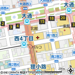 マックスマーラ札幌三越周辺の地図