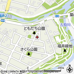 北海道札幌市西区福井1丁目7周辺の地図