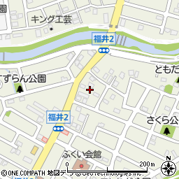 北海道札幌市西区福井1丁目22周辺の地図