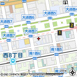 日本ルーテル教団　札幌中央ルーテル教会周辺の地図