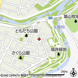 北海道札幌市西区福井1丁目8-8周辺の地図