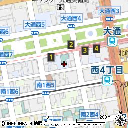 ホテルリソルトリニティ札幌駐車場周辺の地図