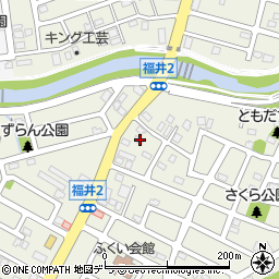 北海道札幌市西区福井1丁目22-22周辺の地図