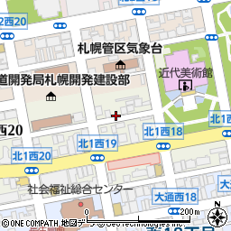 札幌　グッドアワー教会周辺の地図