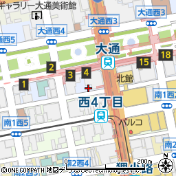 ＮＰＤ道銀ビル別館駐車場周辺の地図