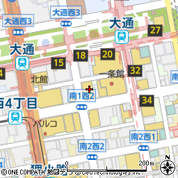 TCB東京中央美容外科　札幌大通院周辺の地図
