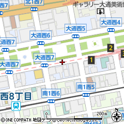 ホテルサンルートニュー札幌周辺の地図