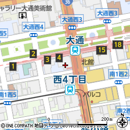 北海道銀行本店営業部 ＡＴＭ周辺の地図