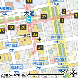 麻布茶房 札幌シャンテ店周辺の地図